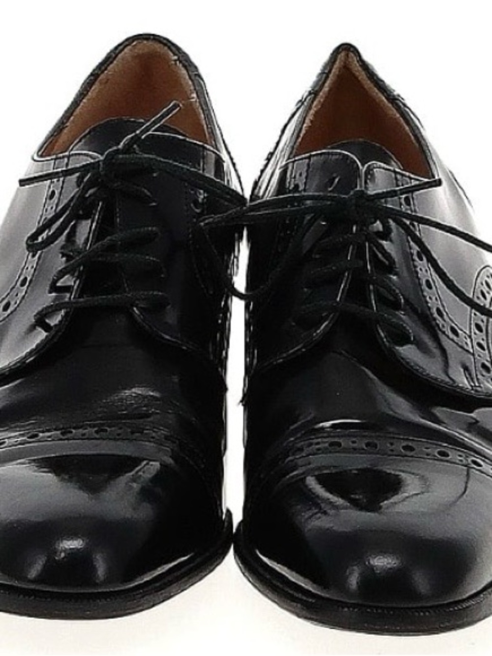 Bruno Magli Black Lace-Up Leather Loafers